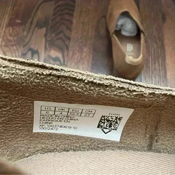 TOMS Women Shaye Brown Suede Low Ankle Loafer Block Heel Bootie 10012472 Size 6 - Picture 6 of 16